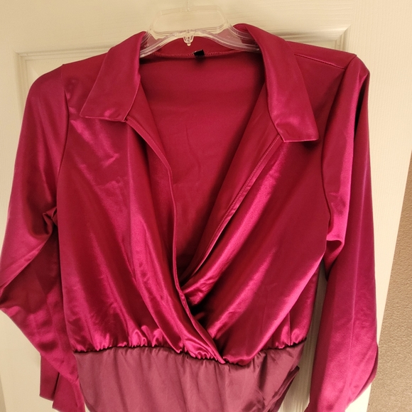 Body suite with pants magenta - Picture 5 of 10